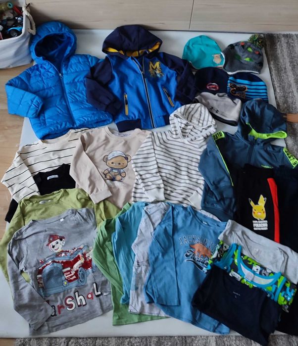Лот дрехи якета за момче 110 H&M,Name it,Zara,sinsay