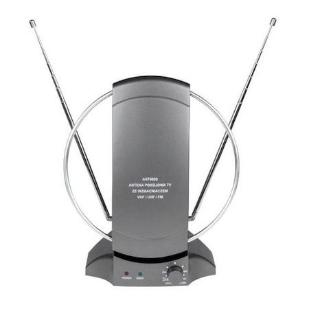 Стайна антена с вграден усилвател за цифрова TV и радио VHF/UHF/FM