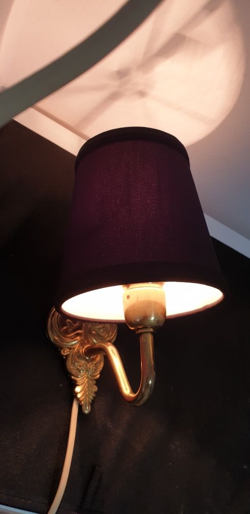 Lampa aplica vintage colectie alama Anglia 1970