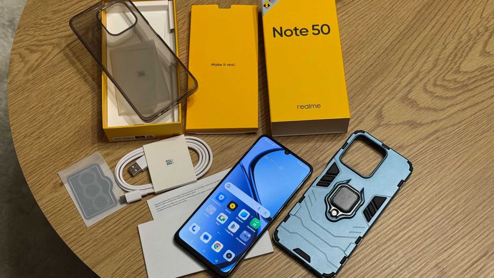 Realme Note 50 с 4 GB RAM / 128 GB ROM и Android 15, 12 мес. гаранция