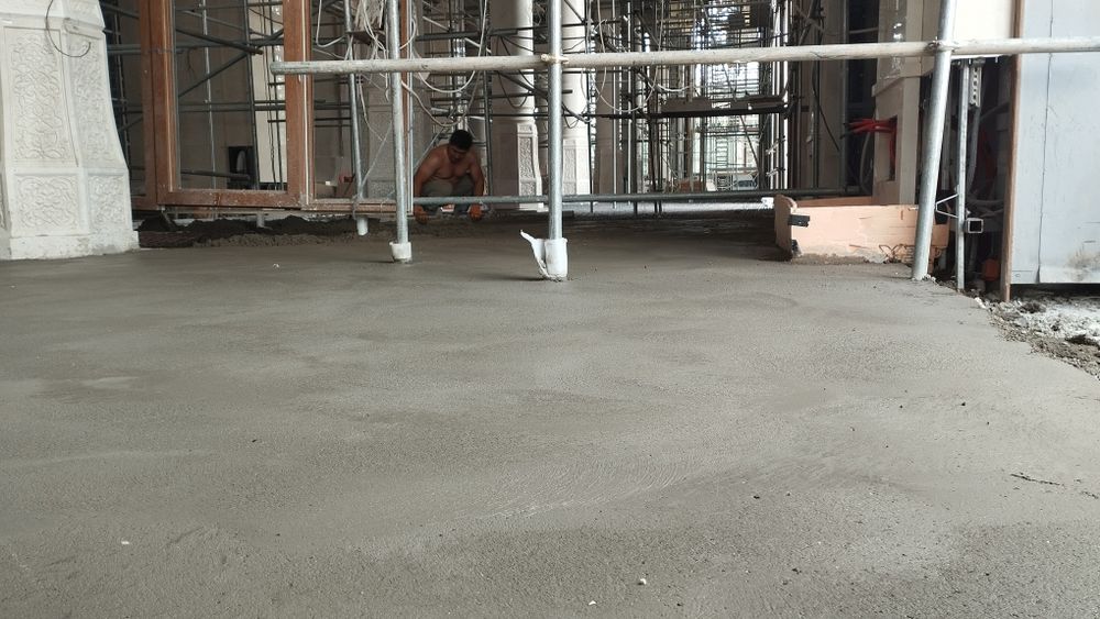 Полусухая стяжка пола