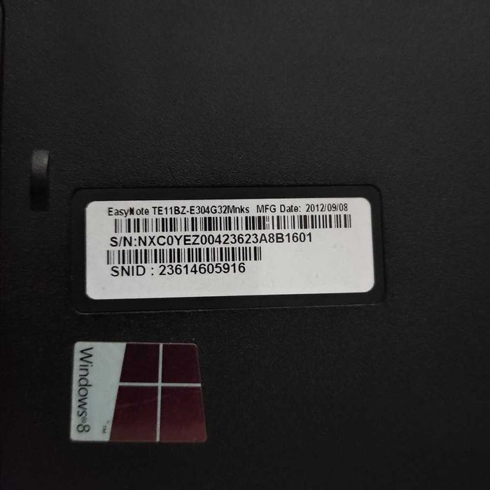 Vand laptop Packard Bell EasyNote TE11BZ-11204G32MNKS