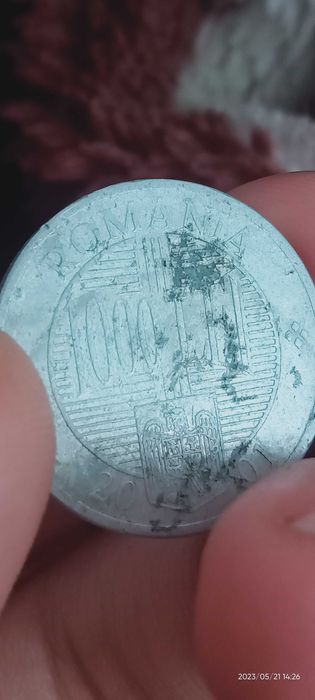 Monedă de 1000 lei foarte veche din 1688/1714