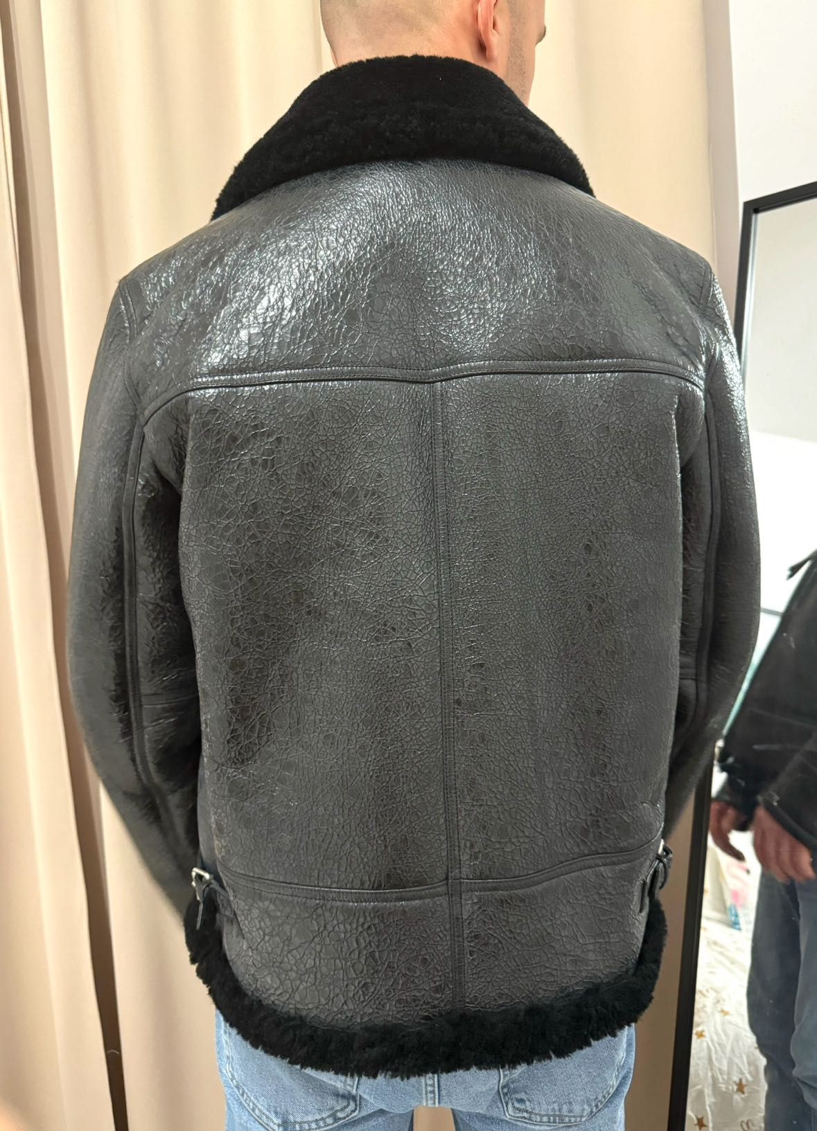 Saint Laurent black Aviator jacket