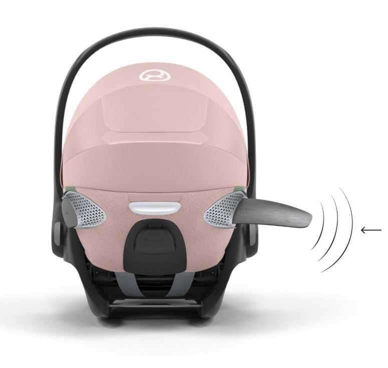 Scoica auto Cybex Platinum Cloud T Plus i-Size, 0-24 luni - Peach Pink