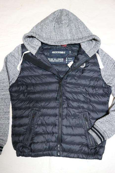 Jacketa cu puf de gasca Abercrombie & Fitch - super pret 2025