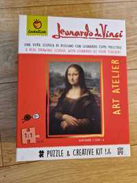 Ludattica - Kit Creativ Atelier Leonardo da Vinci (puzzle si desen)