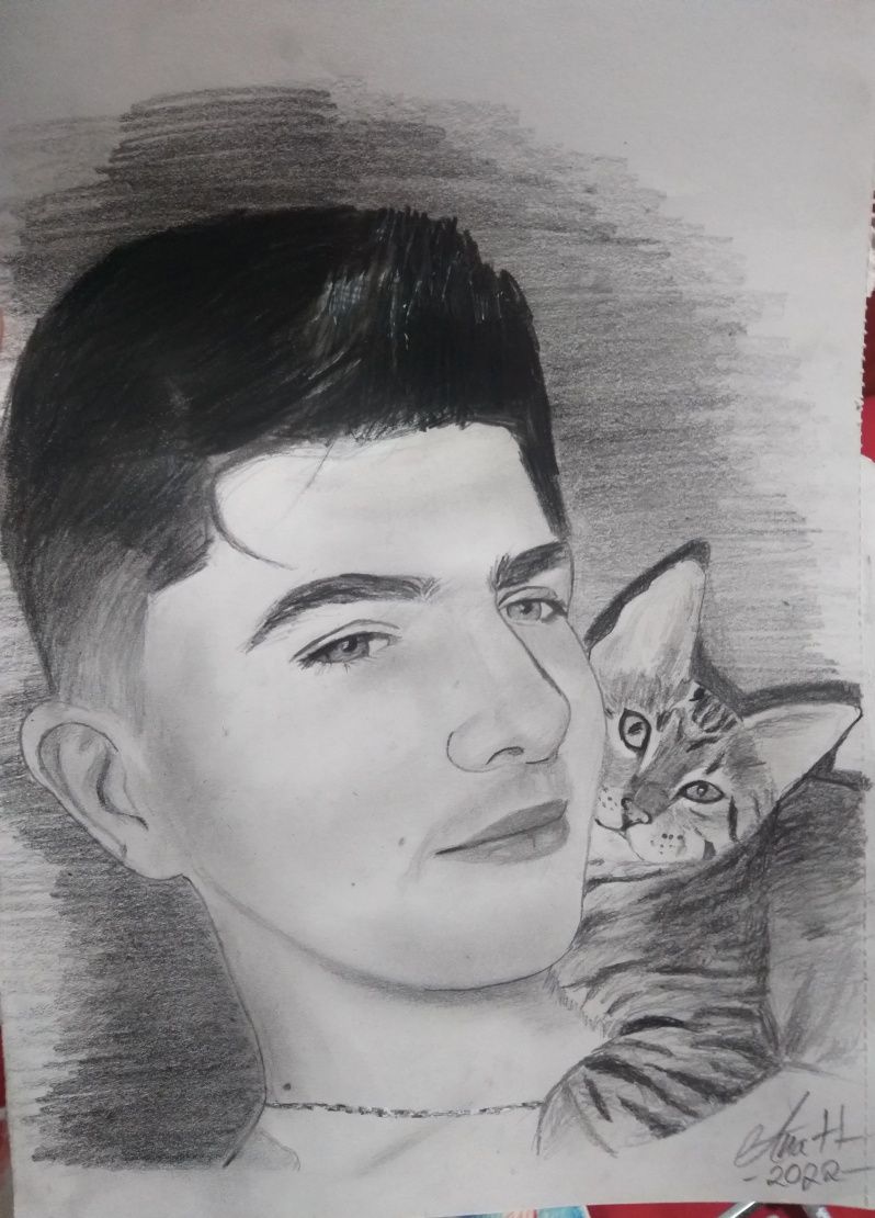 Caricaturi / Portrete oameni / animale companie la comanda