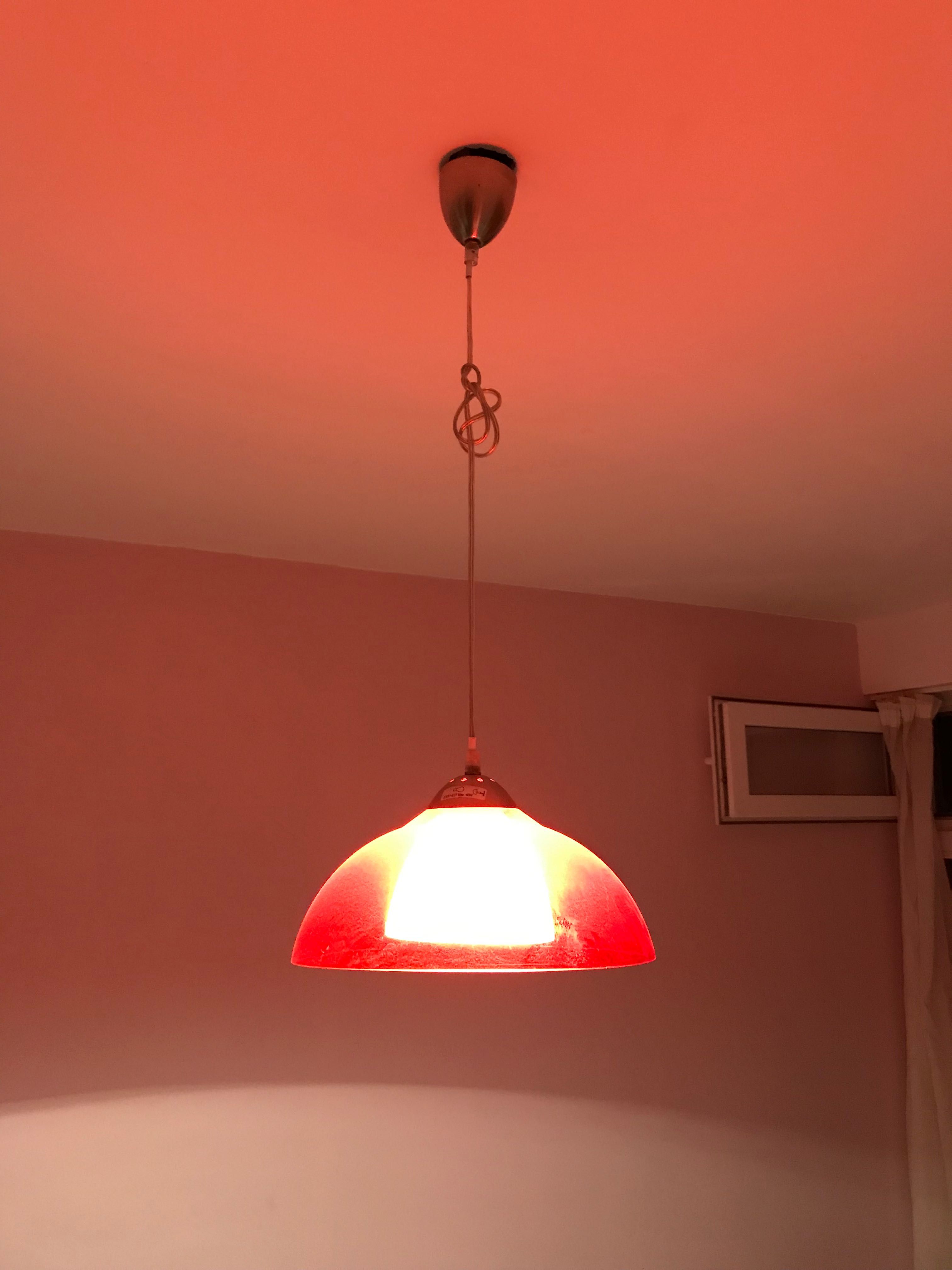 Лампа Лампион червена