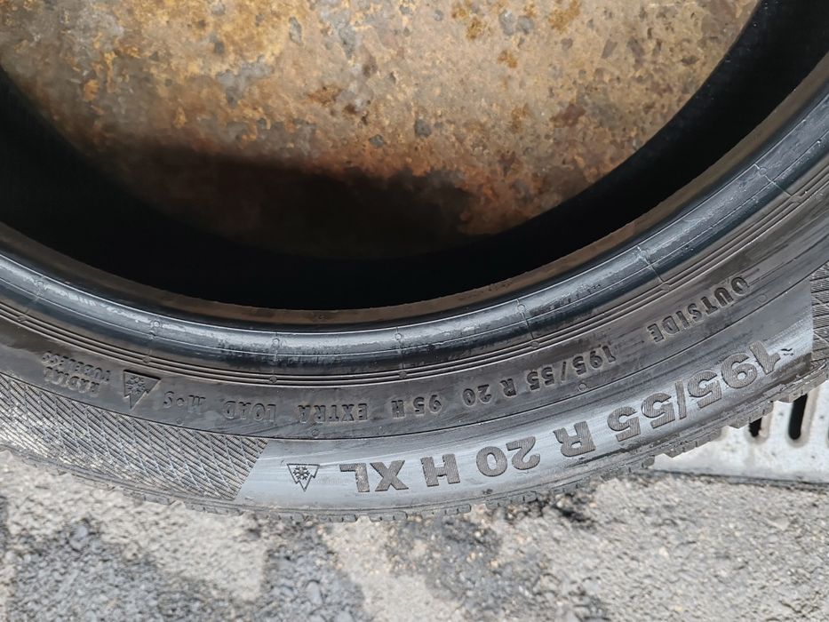 Vând cauciucuri 195/55/20 M+S set complet imp Germania