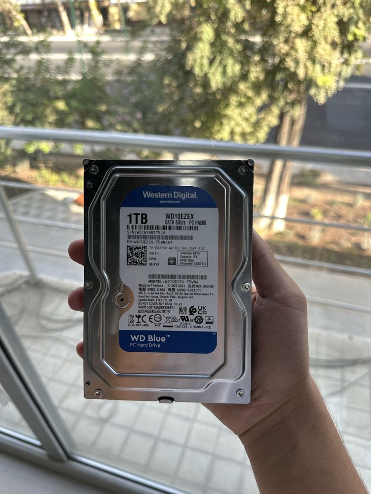 Жесткий диск Western Digital (WD Blue) 1TB — модель WD10EZEX