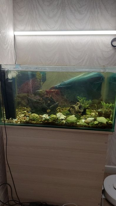 Аквариум с тумбой большой