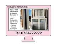 FEREASTRA USA LEMN ALU Temopan terasa casa H 209 x L 112 H 123 x L 190