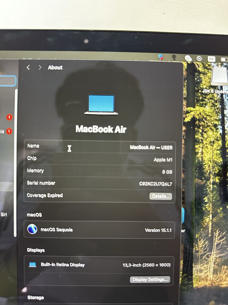 Макбук, Macbook air m1 gray 2020
