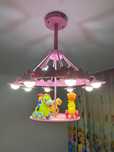 Lustra, Sun Ecotech, Tanduru Kids, LED, Roz, Carousel