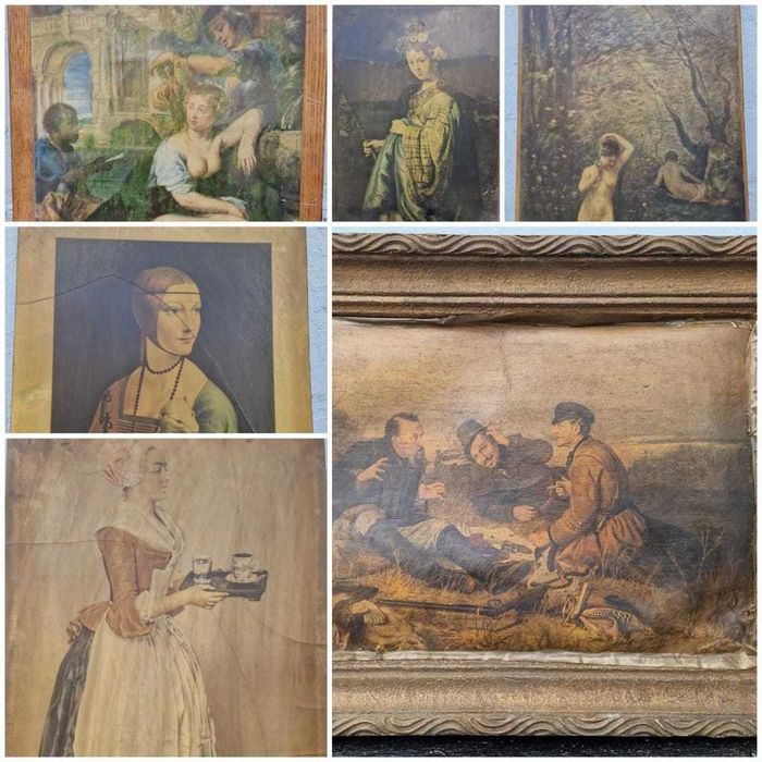 Продаю коллекцию картин( репродукции), времен СССР. Состояние норм.