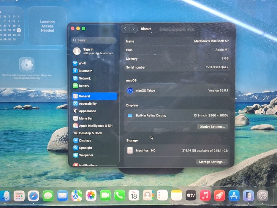 Mackbook Air m1 2020