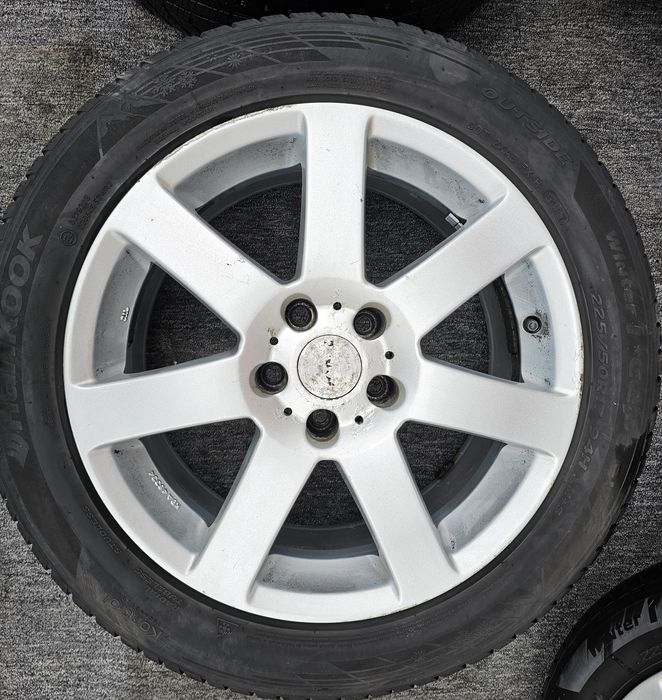 JanteAliaj 17'5x112+Cauciucuri225-50-17'SeatLeon,Skoda,AudiA4,VwPassat