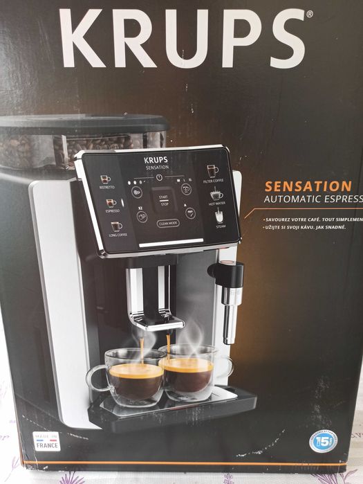 Espressor automat KRUPS Sensation – Nou, Sigilat, Preț Special