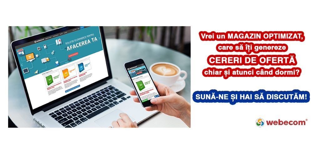 Creare Magazin Online + Plata cu Cardul - Webeshop Start-Up 390E+TVA