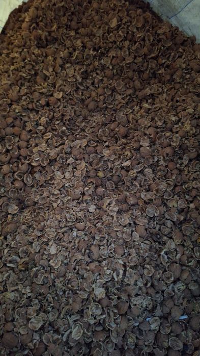 Висококалорични орехови черупки за отопление и разпалка 1.50 лв/кг