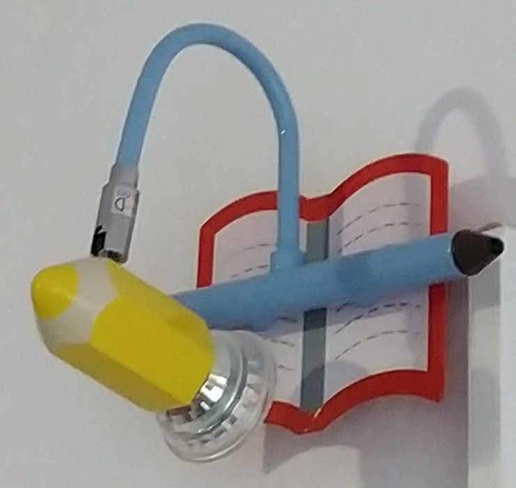 Спот с ключ за детска стая с включена 1xGU10 - 50W крушка