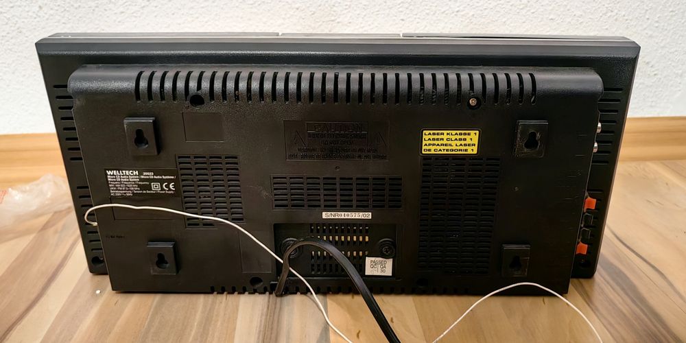 Combina sistem audio radio cd casetofon Welltech Micro CD Audio System