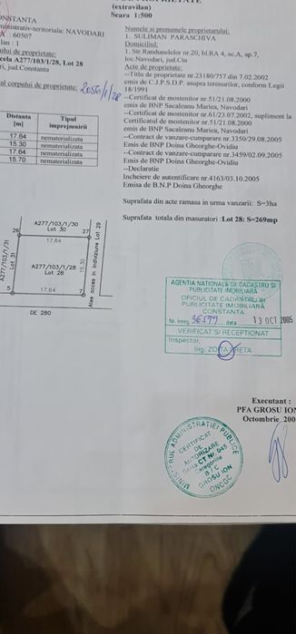 Teren intravilan/extravilan in Navodari la Marea Neagra