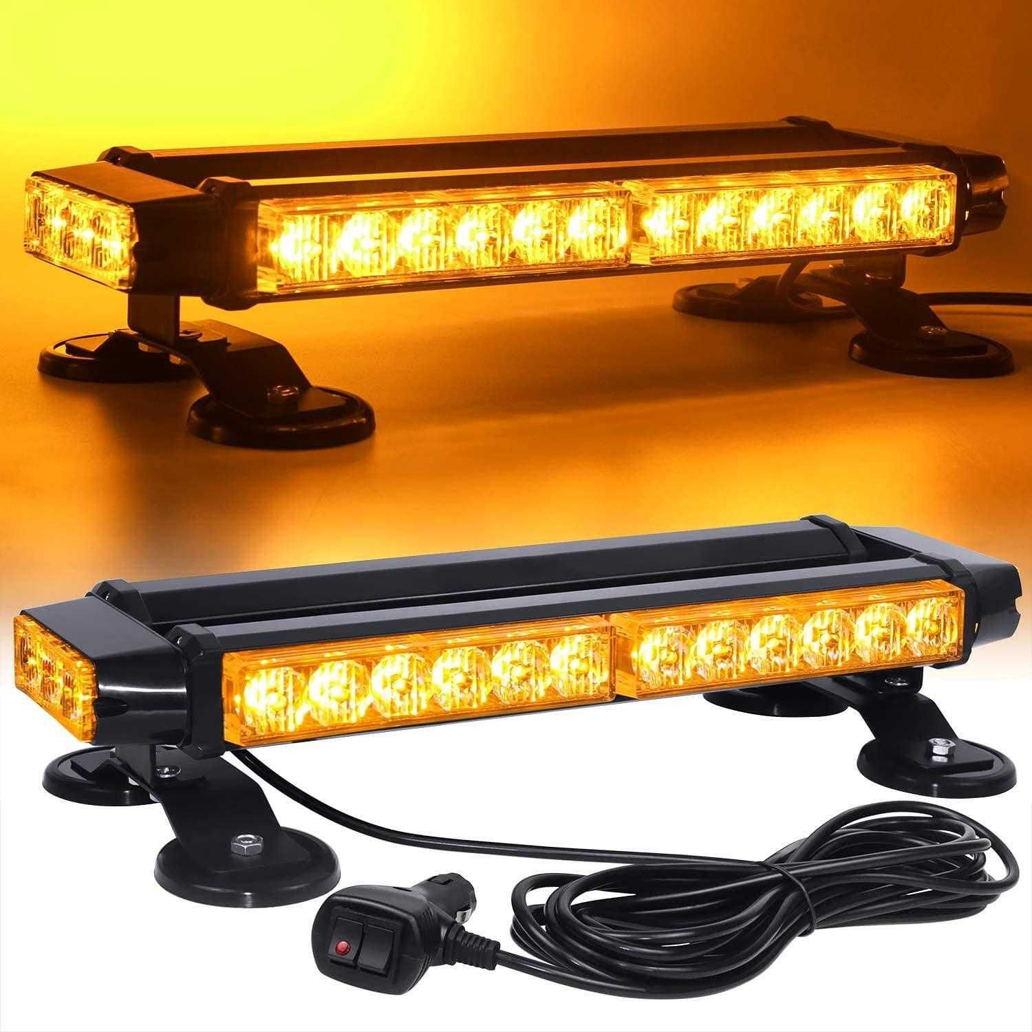 Супер мощна 30 LED аварийна лампа с магнити, 39.5 см, 12-24V, 7 режима
