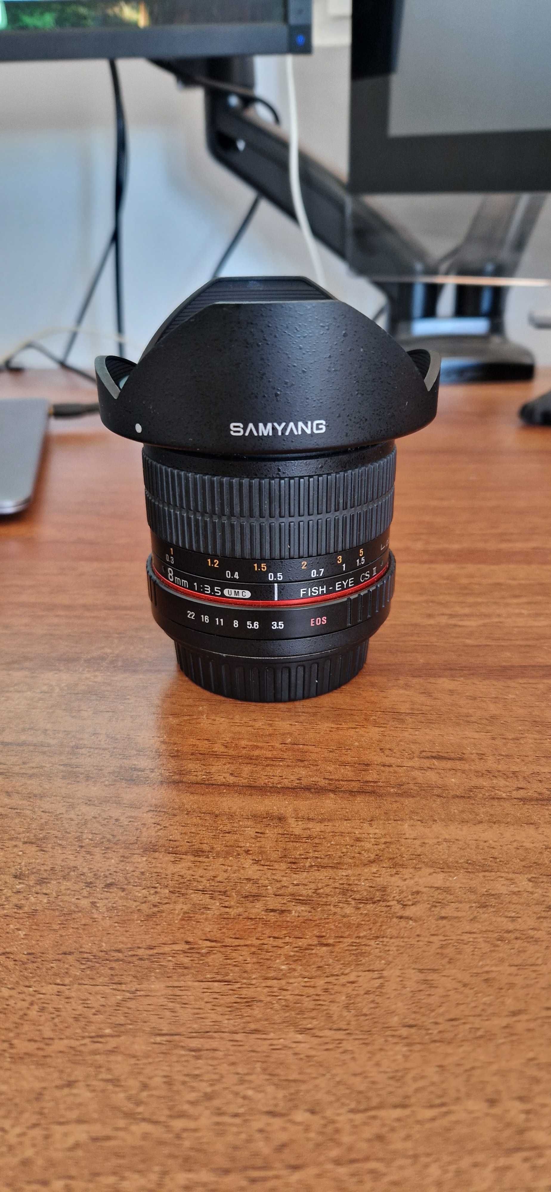 Obiectiv Samyang 8mm Fisheye montura Canon