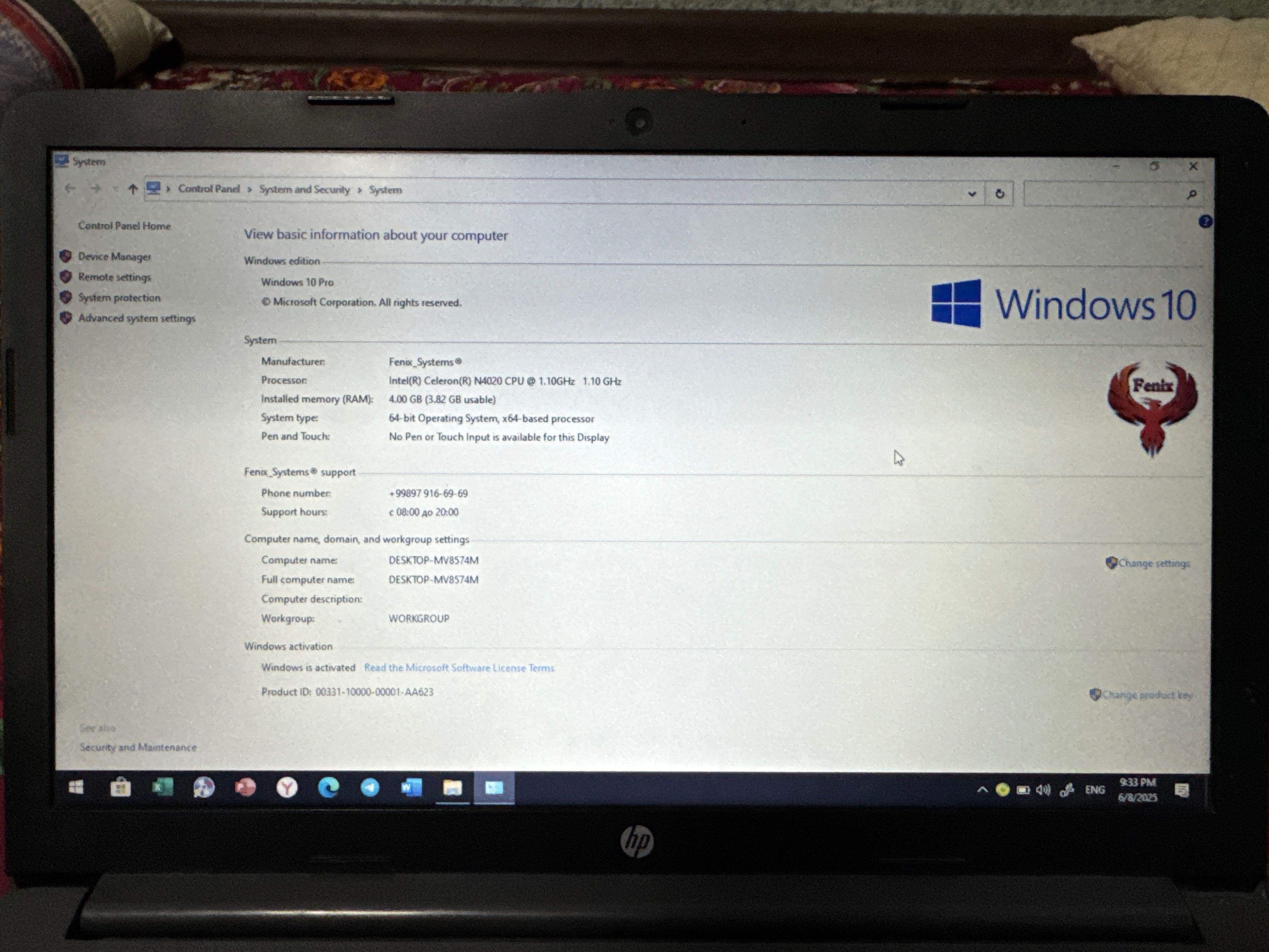 HP noutbuk sotiladi
