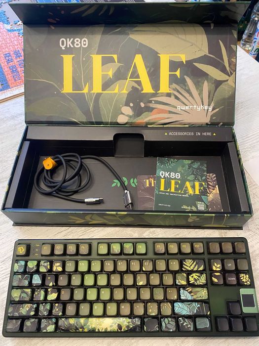 tastatura mecanica qwertykey80 Leaf