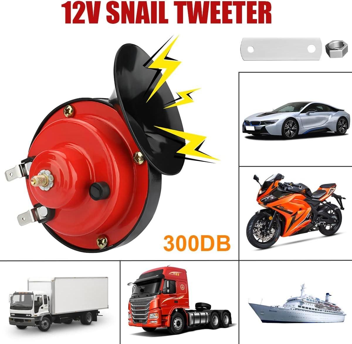 сирена тип охлюв seger electric horn 12v/24v, 410 hz нисък и 510 ...