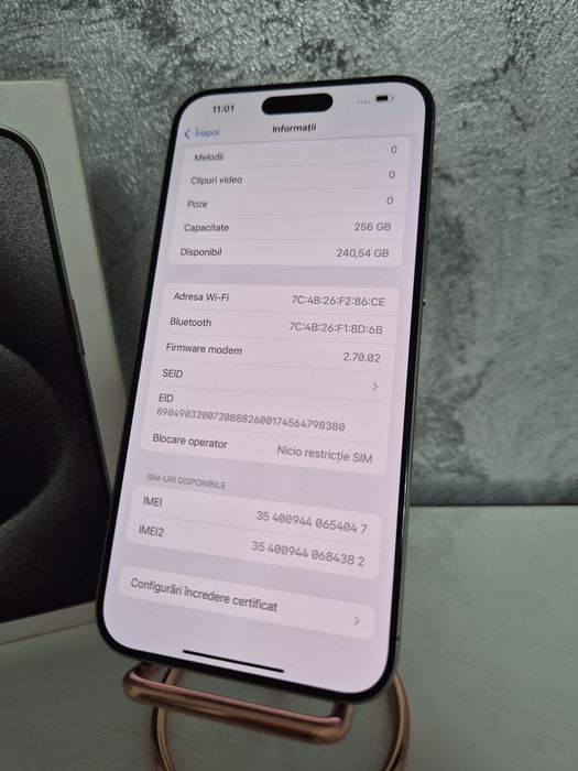 IPhone 15 PRO MAX 256GB