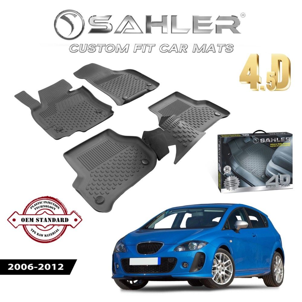 Гумени Стелки SAHLER 4D SEAT LEON 2 2006 - 2012