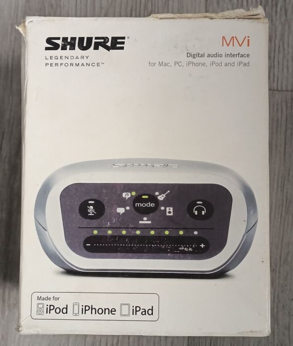 Interfață audio Shure MVi – nou, nefolosit, sigilat