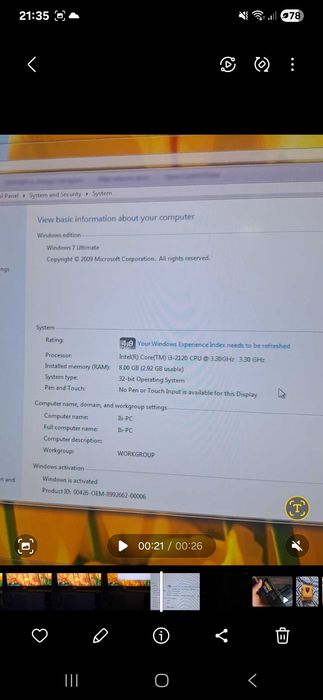 Unitate pc 8 gb rami