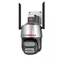 Camera de supraveghere WIFI Visoli® P10-PRO, 2 Lentile, Zoom 8X