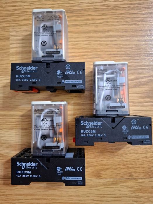 Releu 230VAC, 3PDT, 10A, RUMC3AB1P7, Schneider Electric