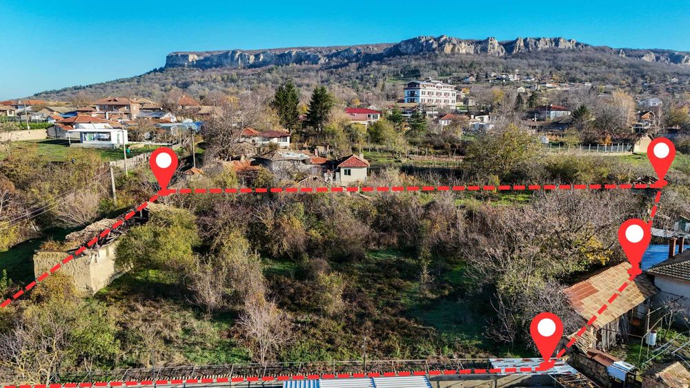 Дворно място с стара къща в с. Кюлевча 1971кв.м.