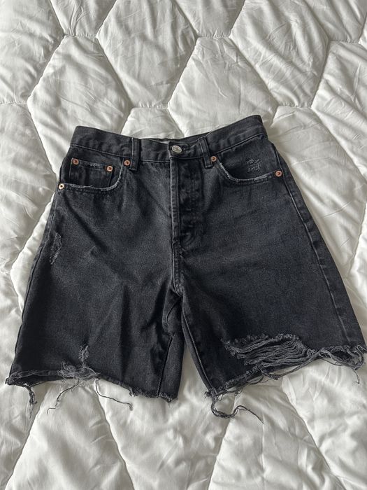 Черни къси панталони Mango