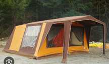 Terka Tents голяма палатка с 2 отделения и предверие, много запазена