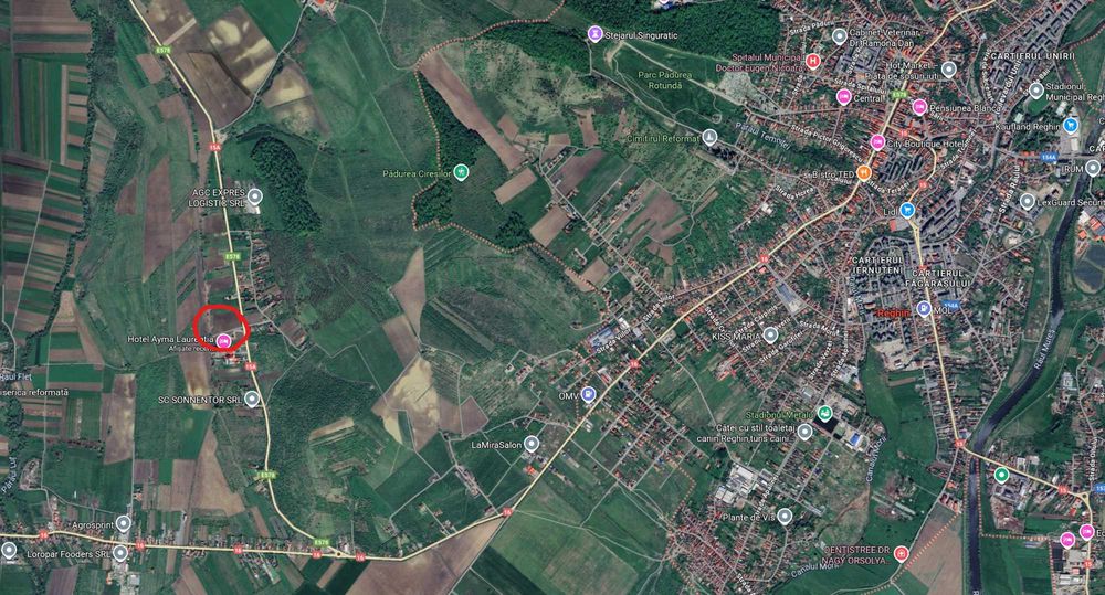 Teren intravilan 5000 mp Dealul Brezii Reghin