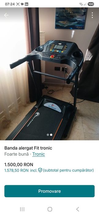 Banda alergat FitTronic