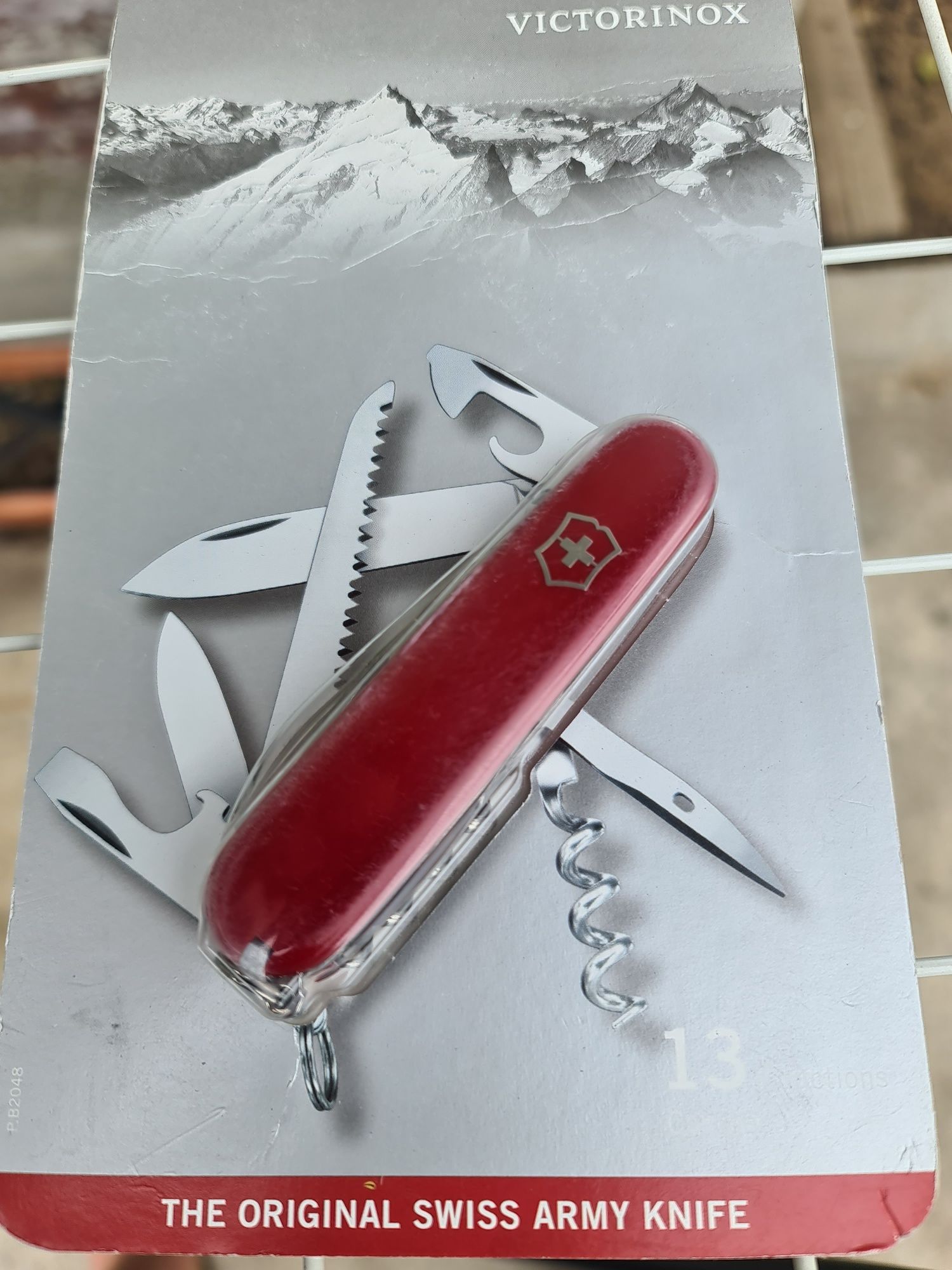 Briceag victorinox elvețian Original 14 funcții, lamă cutit oțel inox