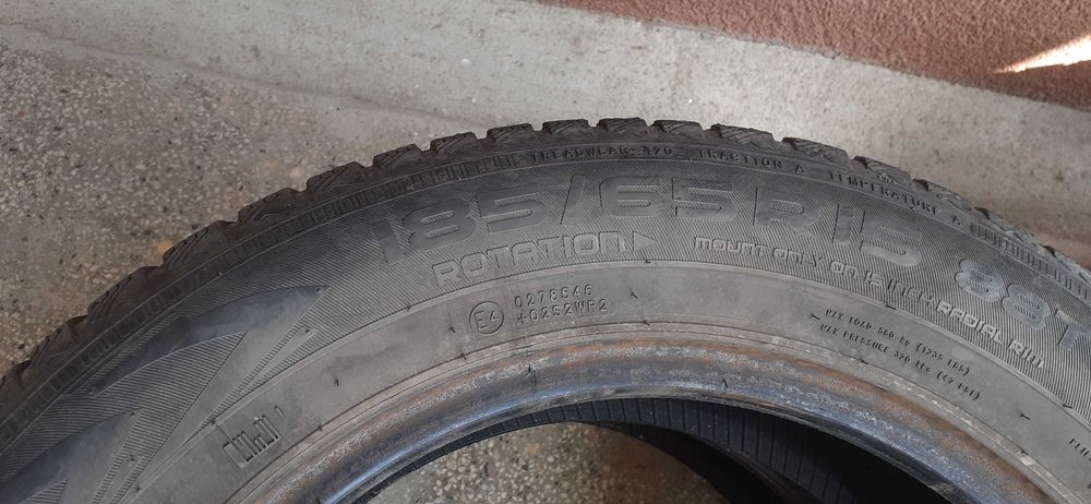 4 бр. зимни гуми NOKIAN - 185/65R15 88T