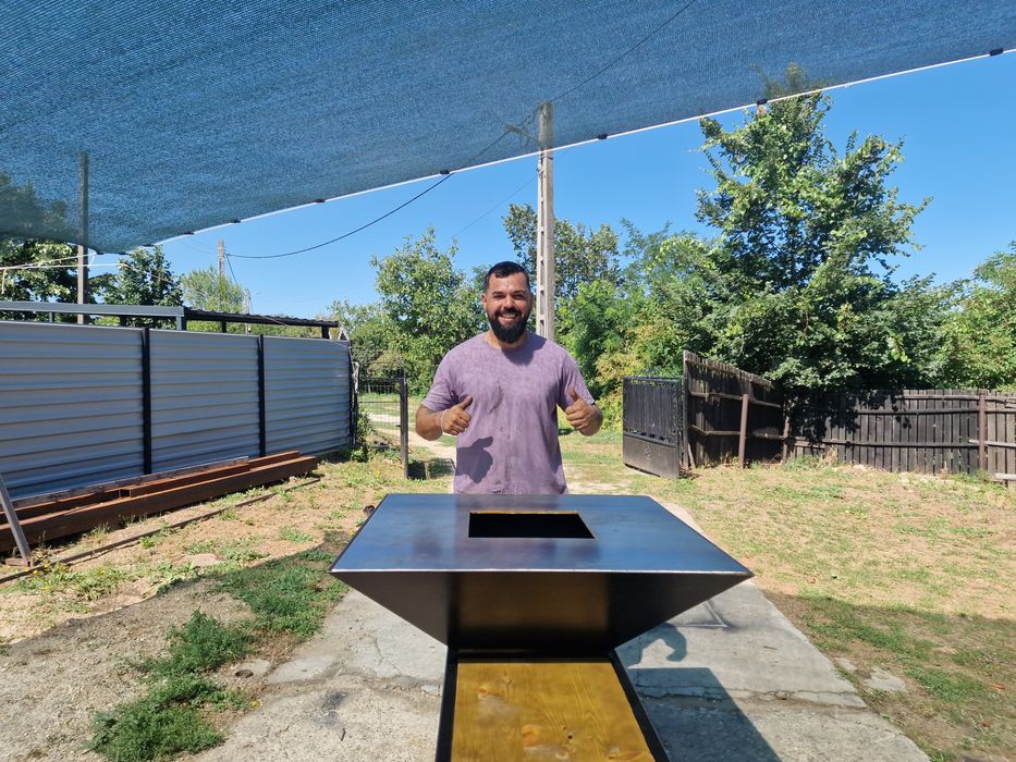 Grill plita din tabla de 10mm si 8mm