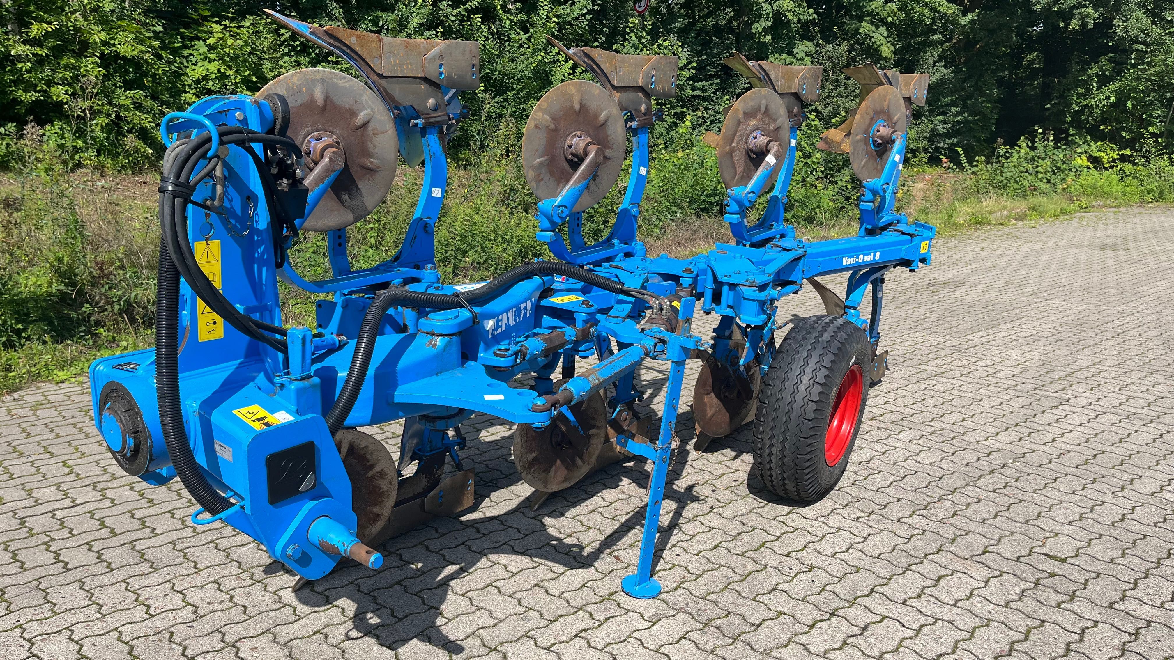 Lemken Vari-Opal 8 омоч, плуг Claas, Case, John Deere, Belarus tortadi
