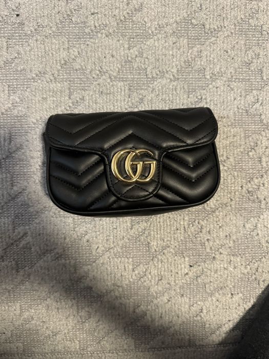 Черна дамска чанта gucci