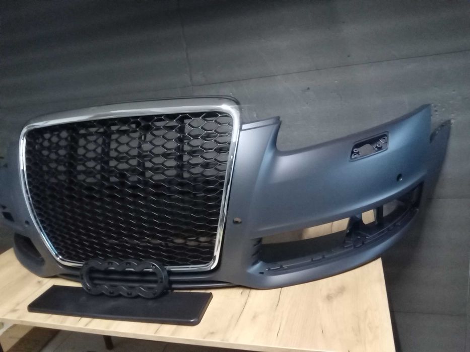 Bara, Grila radiator Fagure Audi A6 C6 08-10 cu spalator far Grunduita